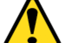 triangular warning sign featuring exclamation mark