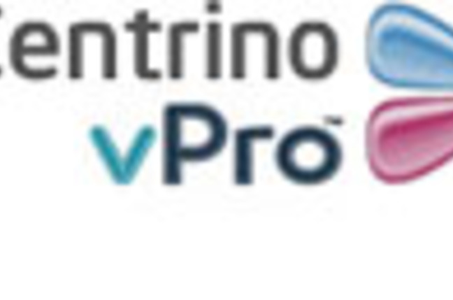 intel centrino pro logo - artist's impression
