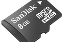 SanDisk 8GB Micro SDHC memory card