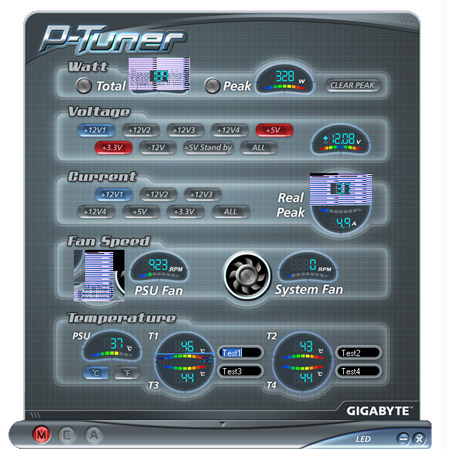 Power Tuner screen with HD 2900 XT