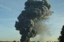fire at London olympic site