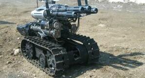 Metal Storm on a robot