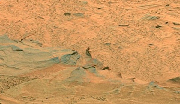 A closer look at the mystery Martian figure