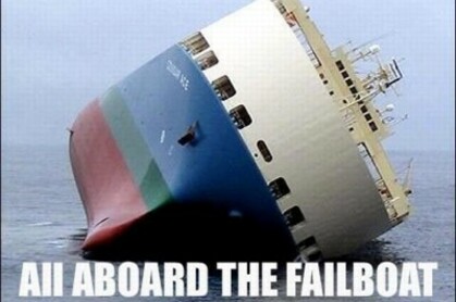 A boat full of Fail