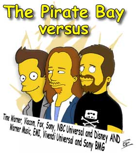 Pirate Bay cartoon T-shirt