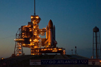 Atlantis on the launch pad. Pic: NASA