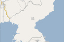 North Korea map on Google Maps