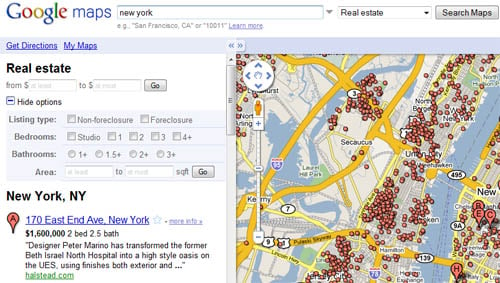 google real estate  listings