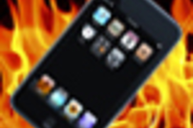 iPOD and flames