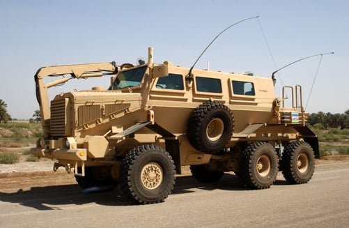 The 'Buffalo' Mine Resistant Ambush Protected (MRAP) vehicle. Credit: US Army