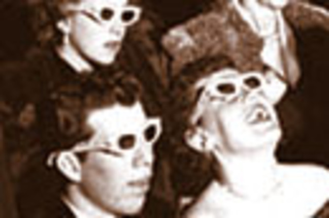 3D glasses wearers at the movies