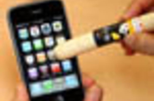 Korean-sausage iPhone stylus