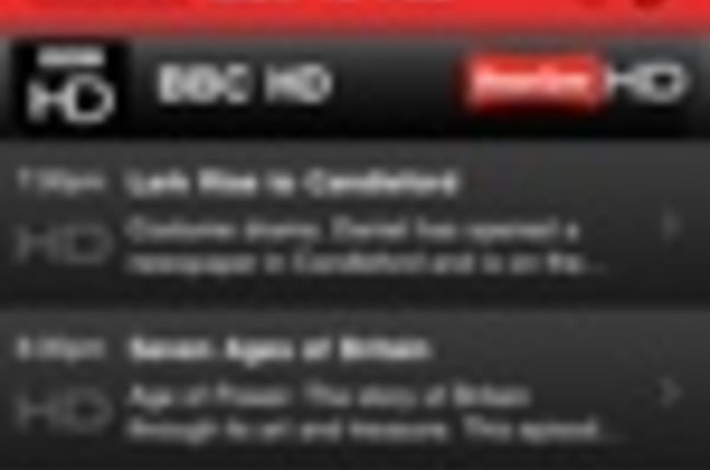 Freeview HD app