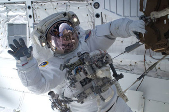 Clayton Anderson, STS-131 mission specialist. Pic: NASA