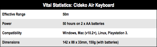 Cideko Keyboard Air