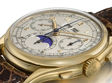 The Patek Philippe watch sold yesterday