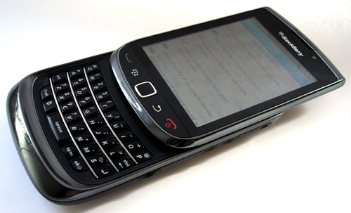 BlackBerry Torch 9800 4 Go Noir débloqué afficher