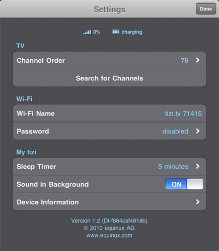 equinux tizi 13 Equinux Tizi iPhone TV tuner