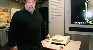 Woz with Apple II, photo: Gavin Clarke