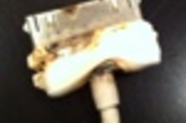 Gus Pinto's iPhone cable