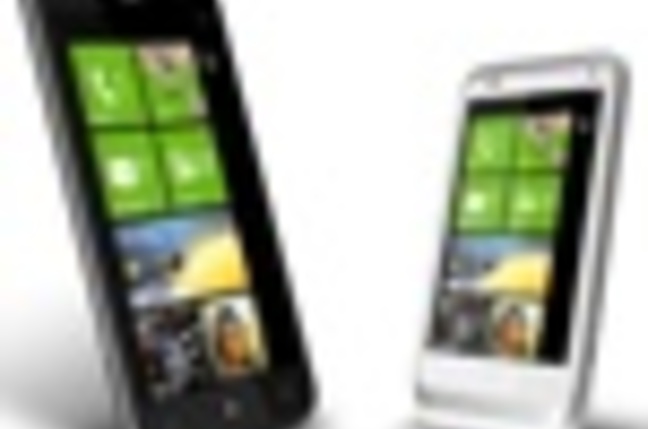 HTC Titan and Radar Windows Phone 7 handsets