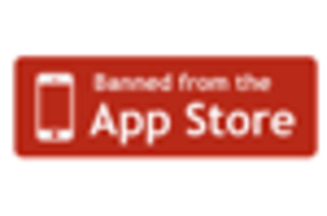 Banned from app store