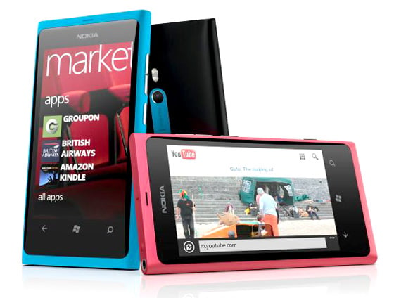 Nokia Lumia 800 Windows Phone 7.5 Mango handset