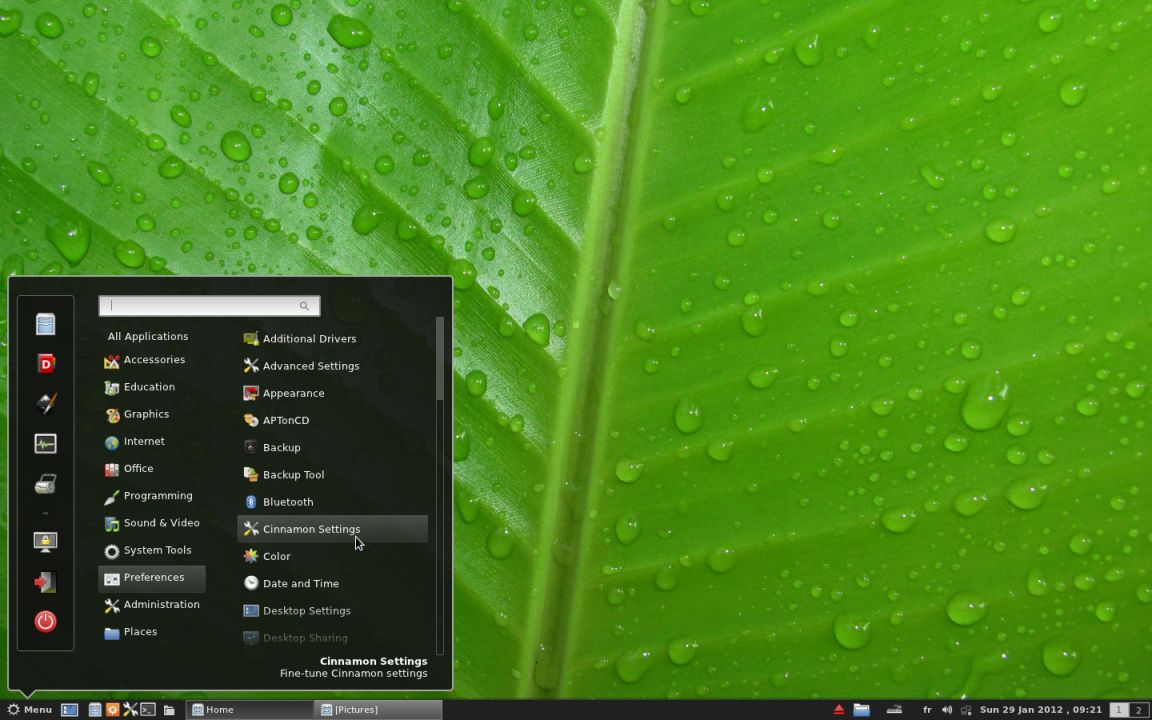 Linux Mint Cinnamon