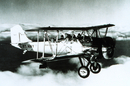 US Navy biplane in flight in December 1934