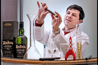 Ardbeg head distiller Dr Bill Lumsden in his lab