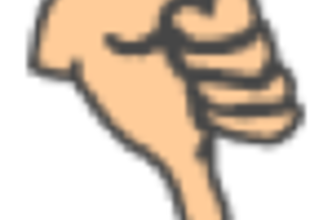 Thumbs down