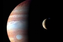 Jupiter and its volcanic moon Io