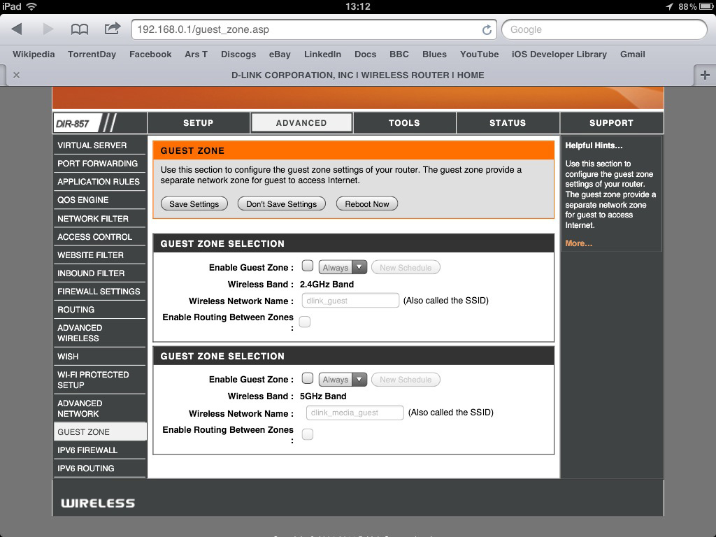 Dlink Router Setup