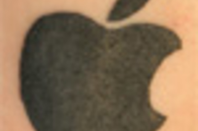Apple tattoo