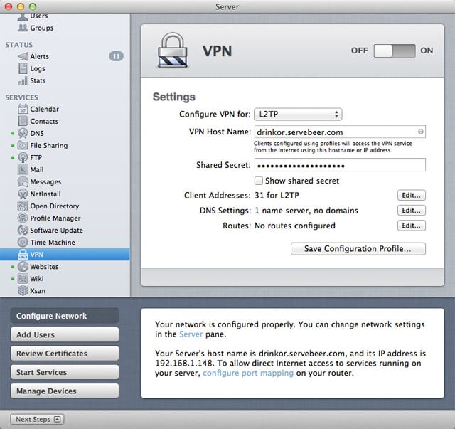 ftp server for mac mountain lion