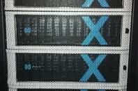Four of EMC/XtremIO's Project X all flash arrays 