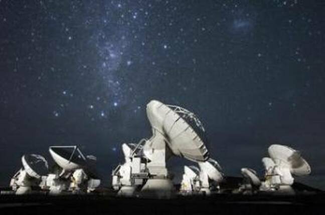 ALMA telescopes on the Chajnantor plateau in the Atacama desert. Credit: ALMA/ESO/NAOJ/NRAO