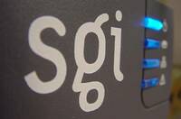 SGI logo hardware close-up