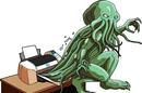 Cthulu springs from HP desktop printer