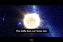 Screenshot from 100,000 Stars app showing our Sun