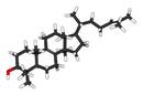 Lanosterol 3D stick model