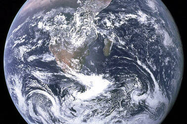NASA &amp;amp;#39;Blue Marble&amp;amp;#39; image of Earth taken on December 7, 1972, by the crew of the Apollo 17 spacecraft