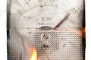 An overloaded kilowatt meter