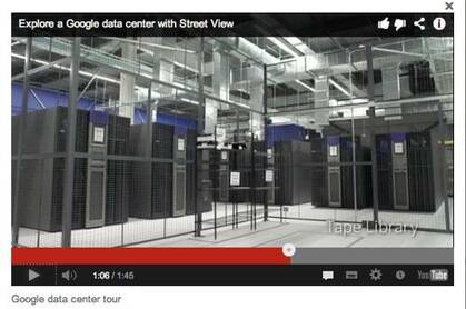 Google Lenoir datacentre with Oracle tape libraries
