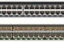 The RackSwitch GS8264T, top, and the RackSwitch GS8264CS, bottom