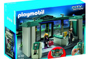 The Playmobil bank set, complete with armed robber