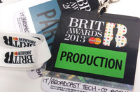 BRIT Awards 2013 pass