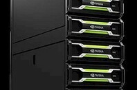 A rack of Nvidia VCAs