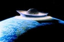 Planetoid crashes into primordial Earth