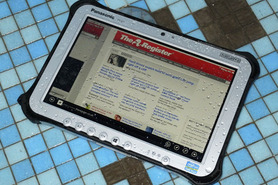 Panasonic Toughpad FZ-G1 in the shower